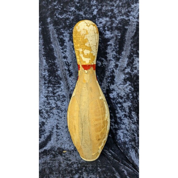 Vintage Bowling Pin For Home Decor Or Upcycle Crafting - Picture 3 of 6